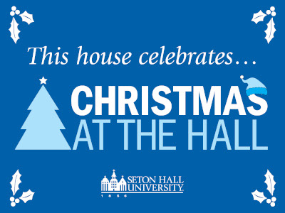 Blue Christmas at the Hall Yard Sign