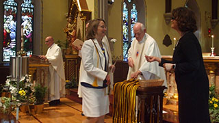 At 5:00 p.m. on Wednesday, April 29, Chapel of the Immaculate Conception. A reception and program will follow in the Chancellor Suite. All members and their families are welcome.