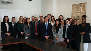 Photo of Ambassador Christopher P. Lu with the UN Field Seminar.