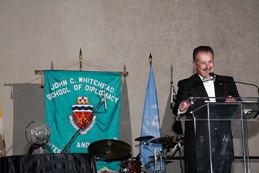 Held at the Winter Garden in lower Manhattan, this Global Leadership Gala honors Andrew N. Liveris, Chairman and Chief Executive Officer of the Dow Chemical Company.