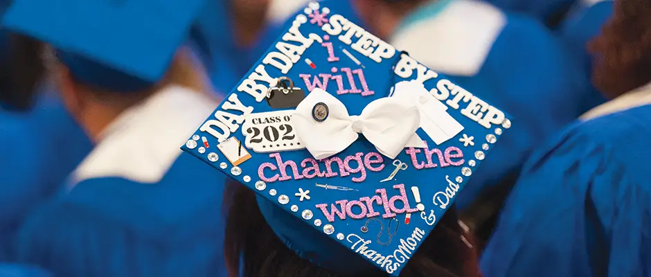 Commencement Cap Decorated