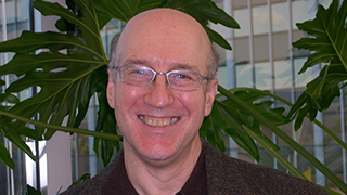 Petersheim Academic Exposition Posters in McNulty Atrium Headshot of Dr. David Goldman