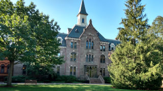 Image of President's hall in Spring/Summer time