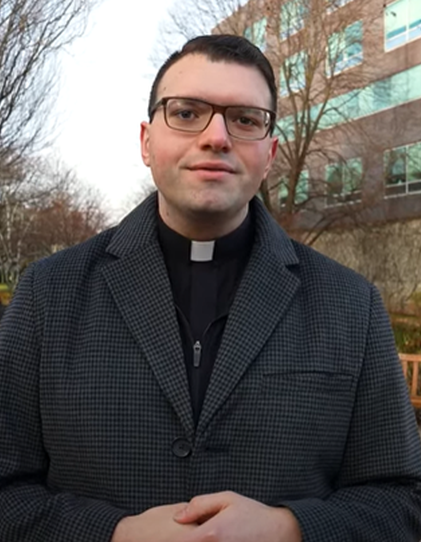 A headshot of SHU MA Divinity graduate Andrew Rubinich