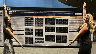 Students' poster presentation in Australia