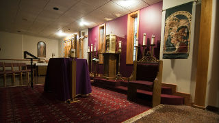 An image of the Boland Hall Chapel. 