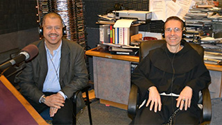 Brother Gregory Cellini during one of his TGFM broadcasts