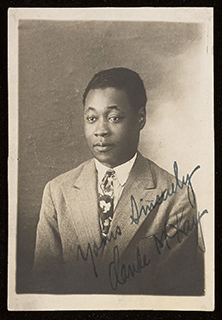 Signed Photograph of Claude McKay