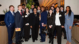 Students at Morgan Stanley for Inspiring Black History Event