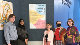 Graduate Students at Opening Reception