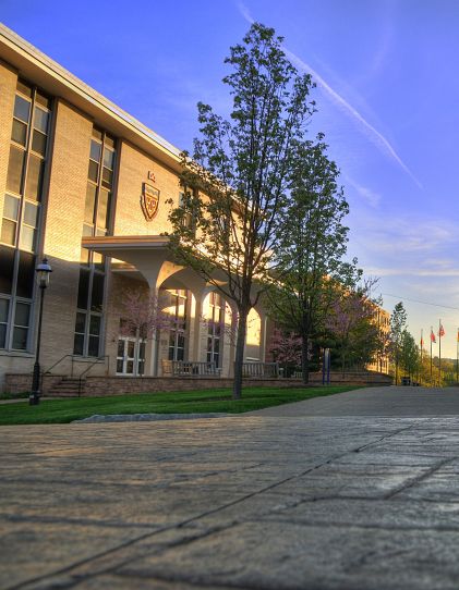 A photo of Fahy Hall