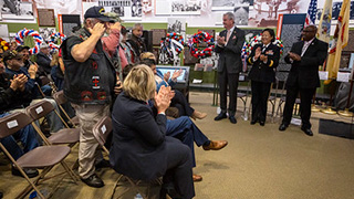 Photo from New Jersey Governor’s We Value Our Veterans Award ceremony