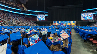 graduation ceremony at the Prudential