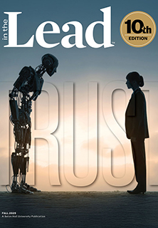 Book Cover for the lead Magazine