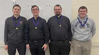 From left to right: Jacob Ballway, Marek Chmielewski, Sean Hoey, Liam Barry