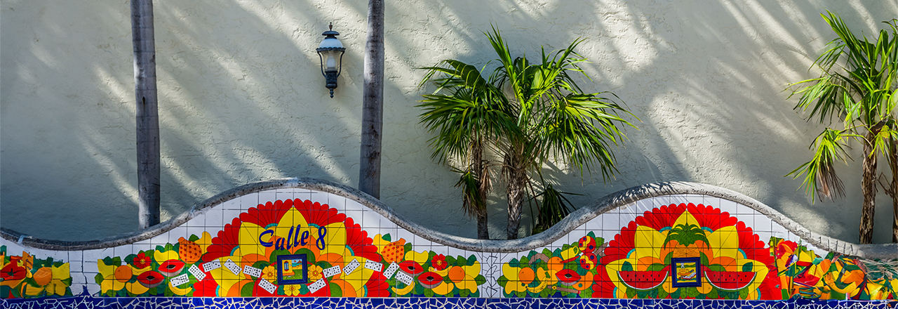 A fresco on a city street. 