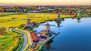 Windmills in the Netherlands 