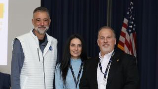 Michael Soupios, ReneeCicchino and Paul Fisher at NJ EdgeCon 2024