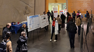 Poster presentations from students highlighted important Biochemistry/Microbiology work being done in the Northern NJ region.