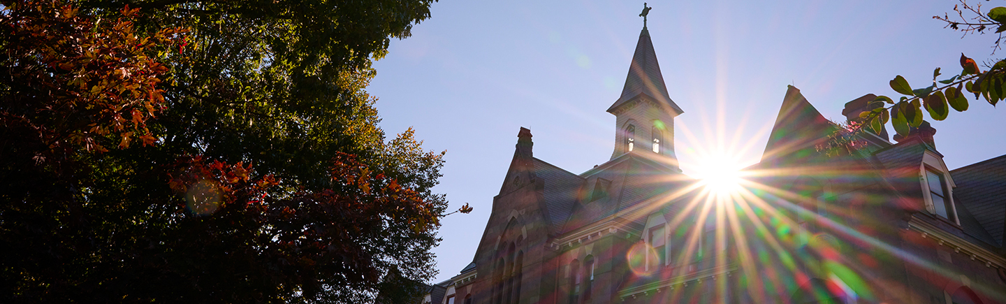 Presidents Hall With Lens Flare