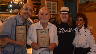 Rick Martinez and Luis and Sofia Perez