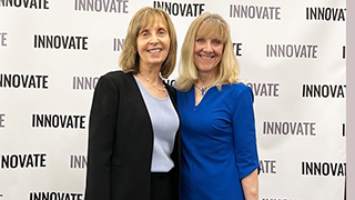 Susan Scherreik and Joyce Strawser