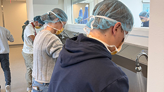 Students at Scrub Station