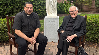 Father Dominic Ciriaco and Monsignor Richard Liddy
