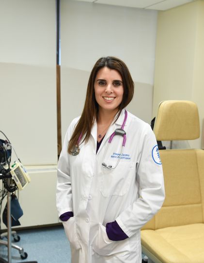 A headshot of SHU graduate Stacey Cuomo