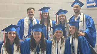 student athletes group photo