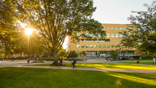 Jubilee Hall during sunset