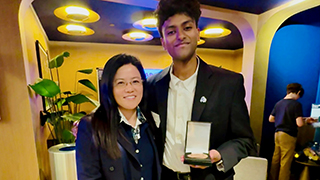 Krish Reddy with Tinchun Chu