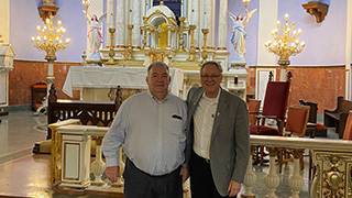 Image of Deacon Saunders and Deacon Duplechain together.