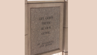walsh-library-wallx320 A photo Elizabeth Ann Seton quote